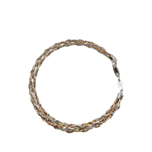 Tri-Tone Twist Bracelet