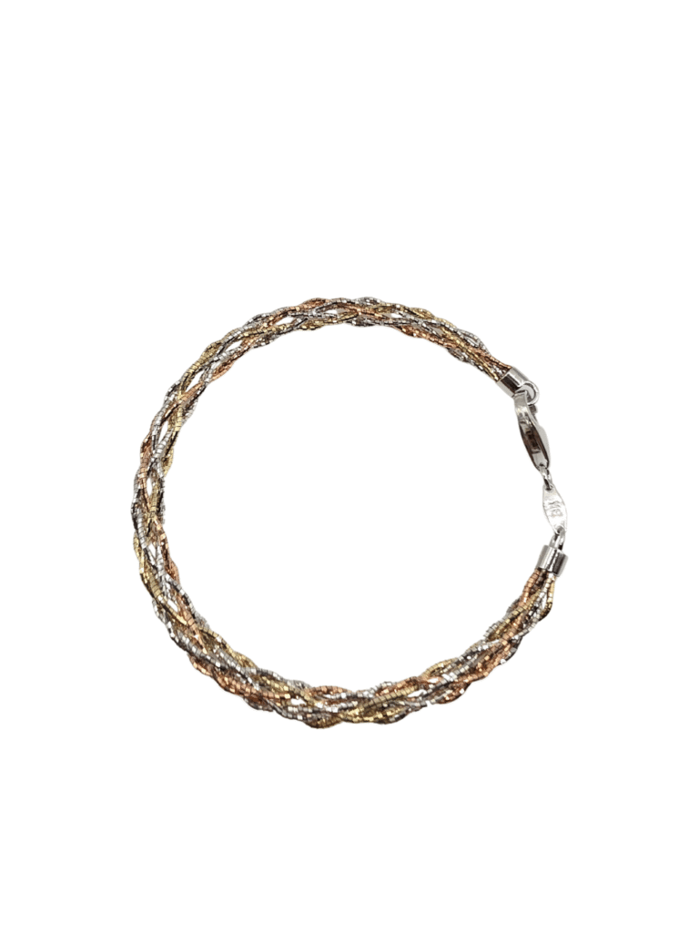 Tri-Tone Twist Bracelet