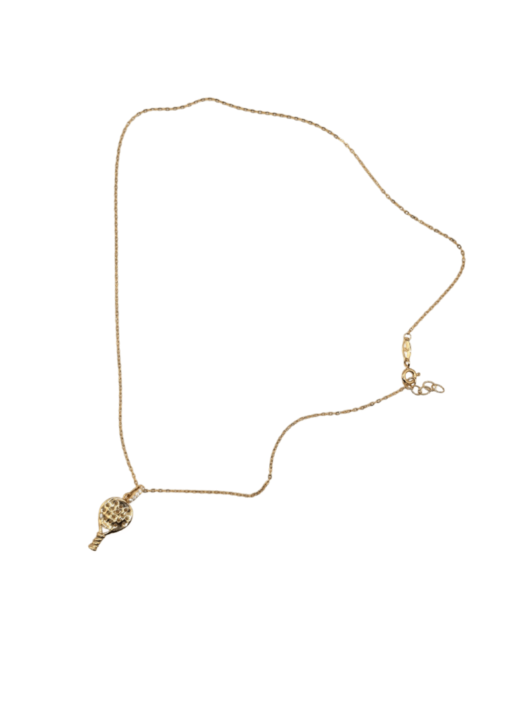 Necklace ( With Paddle Racket Charm )